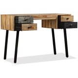  Pisaći Stol od Masivne Obnovljene Tikovine 110x50x76 cm | Eponuda.com
