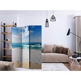 Artgeist PARAVAN 135/172/3 cm bela, svetlo modra Slike