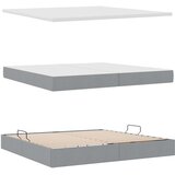  s madracem i skladištem Svijetlo siva 200 x 200 cm | shoptok.hr