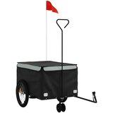 Prikolica za bicikl crno-siva 45 kg željezna | shoptok.hr