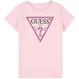 Guess Majica roza / tamno roza / crna Cijene