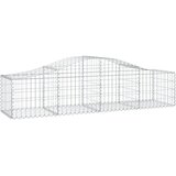  Lučne gabionske košare 50 kom 200x50x40/60 cm pocinčano željezo | shoptok.hr