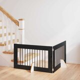  Vrata za pse s postoljem 2 pcs Crni hrast 100 x 60 cm | shoptok.hr