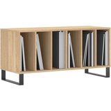 vidaXL Omarica za gramofonske plošče hrast sonoma 100x38x48 cm les | Shoptok.si
