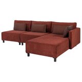 Atelier Del Sofa ugaona garnitura Matris Right Claret Red