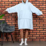  Bluzair - jopa odeja oversize - svetlo modra Cene
