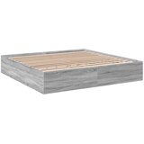  Okvir za krevet boja hrasta 200x200 cm od konstruiranog drva | Eponuda.com
