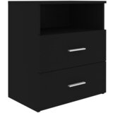 Maison Chic Nočna omarica - Nočna miza črna 50x32x60 cm, (21687022) Cene