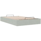 vidaXL Okvir za krevet bez madraca svjetlosivi 120x190 cm baršunasti | shoptok.hr