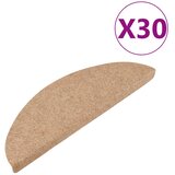  Prostirke za stepenice samoljepljive 30 kom bež 56x17x3 cm | Shoptok.si