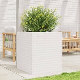 Vrtna sadilica bijela 60x60x68,5 cm od masivne borovine | shoptok.hr