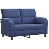  Set sofe 2 pcs Policijska plava Baršun - Policijska plava 1-Sjedalo + 2-Sjedalo (120 cm) | shoptok.hr