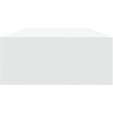  Zidne police s ladicom 2 kom bijele 60 x 23,5 x 10 cm MDF | shoptok.hr