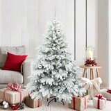 vidaXL Umjetno božićno drvce s stalakom Zelena 150 cm PE i PVC | shoptok.hr