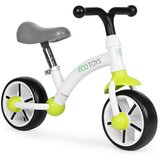ECO TOYS balansni bicikl za djecu – EVA kotači, podesivo sjedalo, zeleni | shoptok.hr