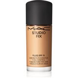 MAC Cosmetics Studio Fix Fluid SPF 15 24HR Matte Foundation + Oil Control Mini matirajoči tekoči puder SPF 15 odtenek NC30 15 ml | Shoptok.si