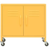 Ormarić za pohranu boja senfa 60 x 35 x 56 cm čelični | shoptok.hr