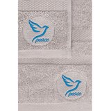 Foutastic Sivi pamučni set ručnika 2 kom od frotira Peace – | shoptok.hr