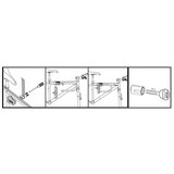 Kabel s lokotom Dunlop Crna | shoptok.hr