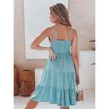 DStreet Sukienka midi MISSBREEZE błękitna | Shoptok.si