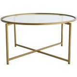 Decortie Klubske mizice Coffee Table - Gold Sun S404 Pozlačena | Shoptok.si