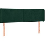  LED uzglavlje tamnozeleno 147x16x78/88 cm baršunasto | shoptok.hr