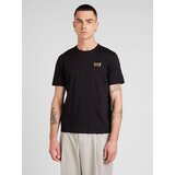 Ea7 Emporio Armani Majica zlata / črna | Shoptok.si