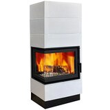 DOMOFIRE Kamin na drva Erfurt (6 kW, Bijelo - crna) | shoptok.hr