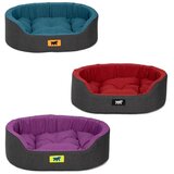 Ferplast ovalno ležišče Dandy, temno sivo z razli. barvami - razli. velikosti 55 cm | Shoptok.si