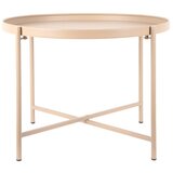 Leitmotiv Bež metalni okrugao stolić za kavu ø 50 cm Meseta – | shoptok.hr