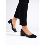 Sergio Leone Elegant black pumps on a low heel by | Shoptok.si