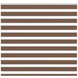 vidaXL Zebra senčilo rjave 160x150 cm tkanina širina 155,9cm poliester, (22047082) | Shoptok.si