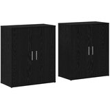  Kreveta 2 pcs Crni hrast 60 x 31 x 70 cm Konstruirano drvo | Eponuda.ba
