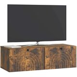 TV Omarica za TV, ki jo lahko montiraš na steno Dimljen hrast, (5000238912) | Shoptok.si