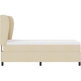  s opruga kutije s madracem Krema 90 x 190 cm tkanina | shoptok.hr