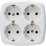 KOPP 121001009 razdelilna letev 4-kratni polarno bela 1 kos, (20454585) | Shoptok.si