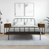  Noćni ormarići 2 kom boja hrasta 30x60x60 cm konstruirano drvo | shoptok.hr