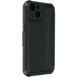 AVIZAR Ovitek za kartice za iPhone 14, odporen proti udarcem, serija Razor Book, temno zelena, (20670176) Cene