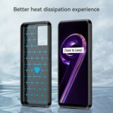  Silikonski ovitek za realme 9 / realme 9 pro plus - mat carbon črn | Shoptok.si