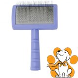 Tauro Pro Line brush Plastic Purple, Tanka Plastična Četka za Pse i Mačke u