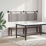  Držeće uzglavlje Zidne Sivo-smeđa 170 x 55 x 5 cm tkanina - Sivo-smeđa 160 cm bez LED svjetla | shoptok.hr