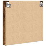 Vitrina boja dimljenog hrasta 60x8,5x58 cm drvena | shoptok.hr