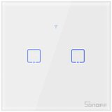 SONOFF WiFi T0 EU TX, 2 kanalno stikalo na dotik (6920075725513) | Shoptok.si