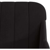  Klop črna 110x76x80 cm žamet, (20697831) | Shoptok.si