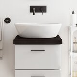  Kupaonska radna ploča tamnosmeđa 40x60x(2-6) cm tretirano drvo | shoptok.hr