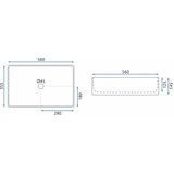 REA Bath Berta 55 podstavni umivalnik | Shoptok.si