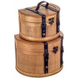 Signes Grimalt Kovčki in škatle za shranjevanje Kovčki Set 2 Enoti Kostanjeva | Shoptok.si