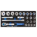 Hoegert 23-dijelni set nasadnih ključeva 1/2” umetak za kolica HT7G128