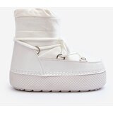 Boto Women's White Snow Boots with Lacing Toolsa | Shoptok.si