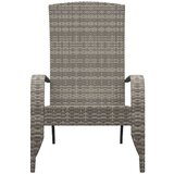  Vrtna Adirondack stolica siva poli ratan | shoptok.hr